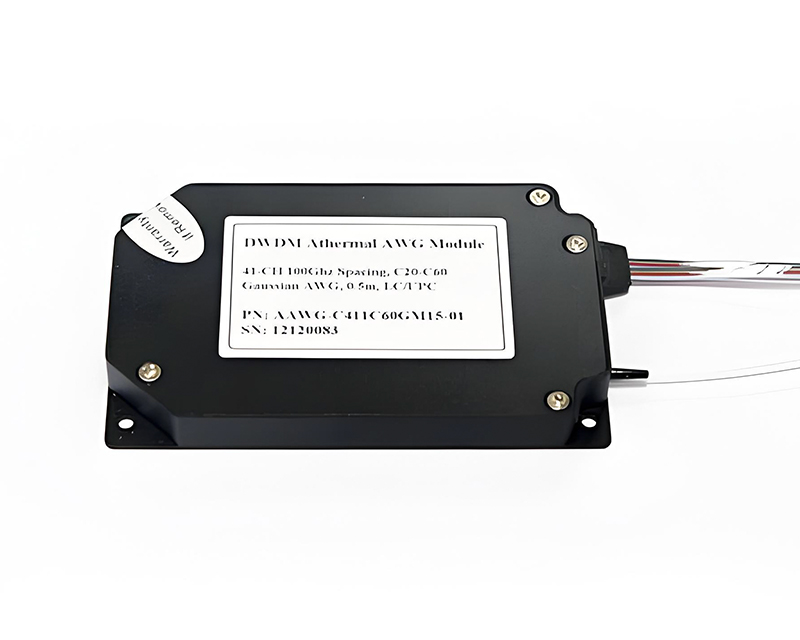 AWG Module DWDM Multiplexer Demultiplexer with 100GHz Channel Spacing Low Insertion Loss and High Isolation for Optical Communication Product Description