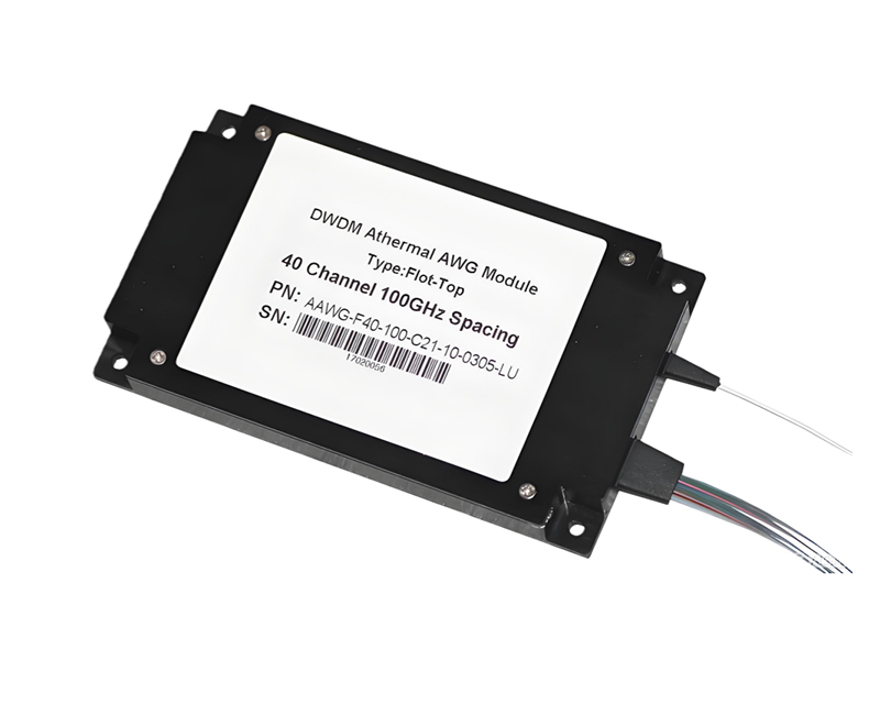 AWG Module DWDM Multiplexer Demultiplexer with 100GHz Channel Spacing Low Insertion Loss and High Isolation for Optical Communication Product Description