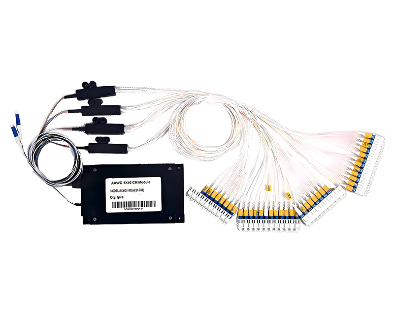 AWG Module DWDM Multiplexer Demultiplexer with 100GHz Channel Spacing Low Insertion Loss and High Isolation for Optical Communication Product Description