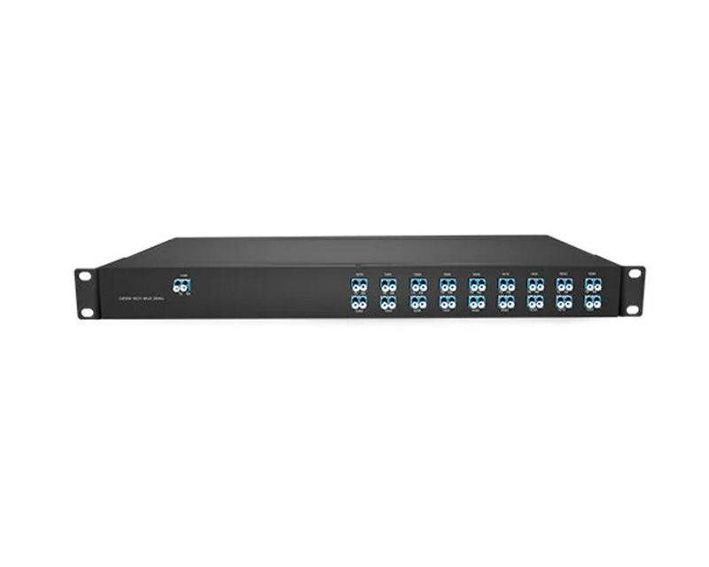 18 channels 1RU Rack Mount Duplex Dual Fiber CWDM Mux & Demux